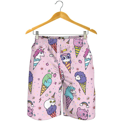 Ice Cream Pattern Print Design IC05 Mens Shorts