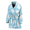 Polar Bear Pattern Print Design PB01 Women Bathrobe