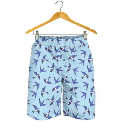 Swallow Bird Pattern Print Design 06 Mens Shorts