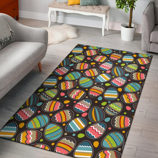 Easter Eggs Pattern Print Design RB03 Area Rugs