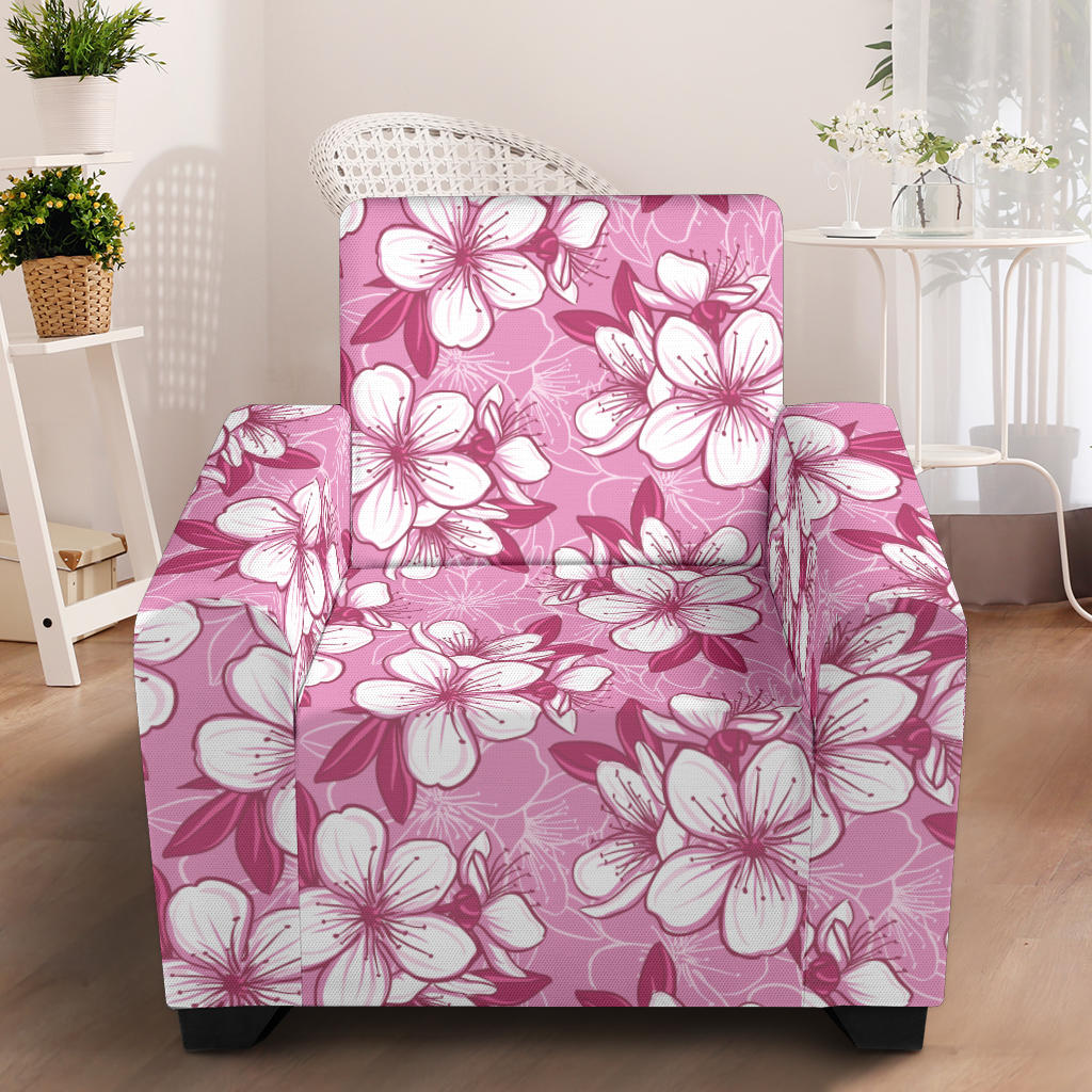 Cherry Blossom Pattern Print Design CB02 Armchair Slipcover