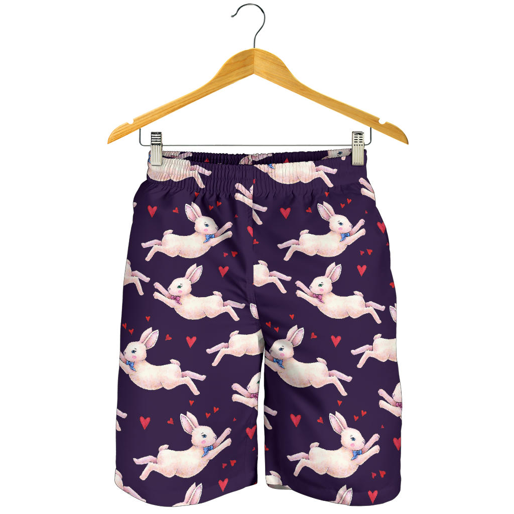 Rabbit Pattern Print Design RB016 Mens Shorts