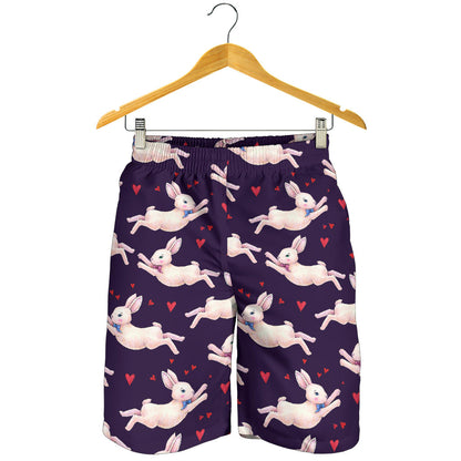 Rabbit Pattern Print Design RB016 Mens Shorts