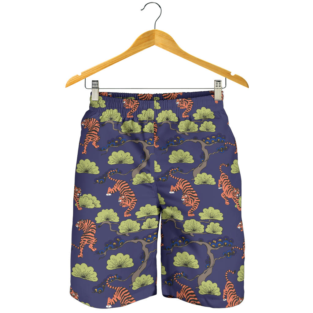 Tiger Pattern Japan Style Mens Shorts