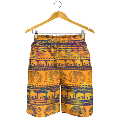 Elephant Aztec Mens Shorts