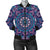 Medallion Pattern Print Design 05 Women's Bomber Jacket