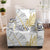 Gold Glitter Tropical Palm Leaves Armchair Slipcover