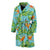 Bird Of Paradise Pattern Print Design BOP04 Men Bathrobe