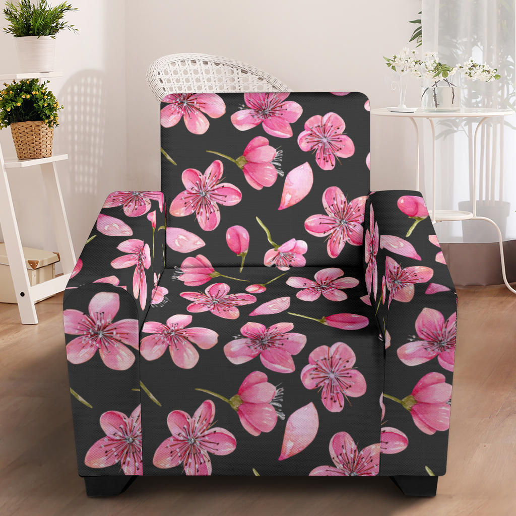 Apple blossom Pattern Print Design AB03 Armchair Slipcover