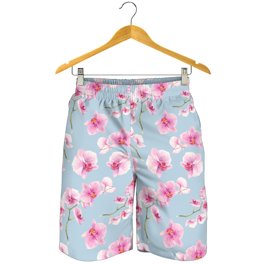 Orchid Pink Pattern Print Design OR01 Mens Shorts