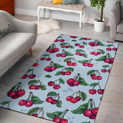 Cherry Pattern Print Design CH01 Area Rugs