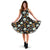 Camper marshmallow Camping Design Print Midi Dress