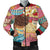 Cupcake Pattern Print Design CP01 Men Bomber Jacket