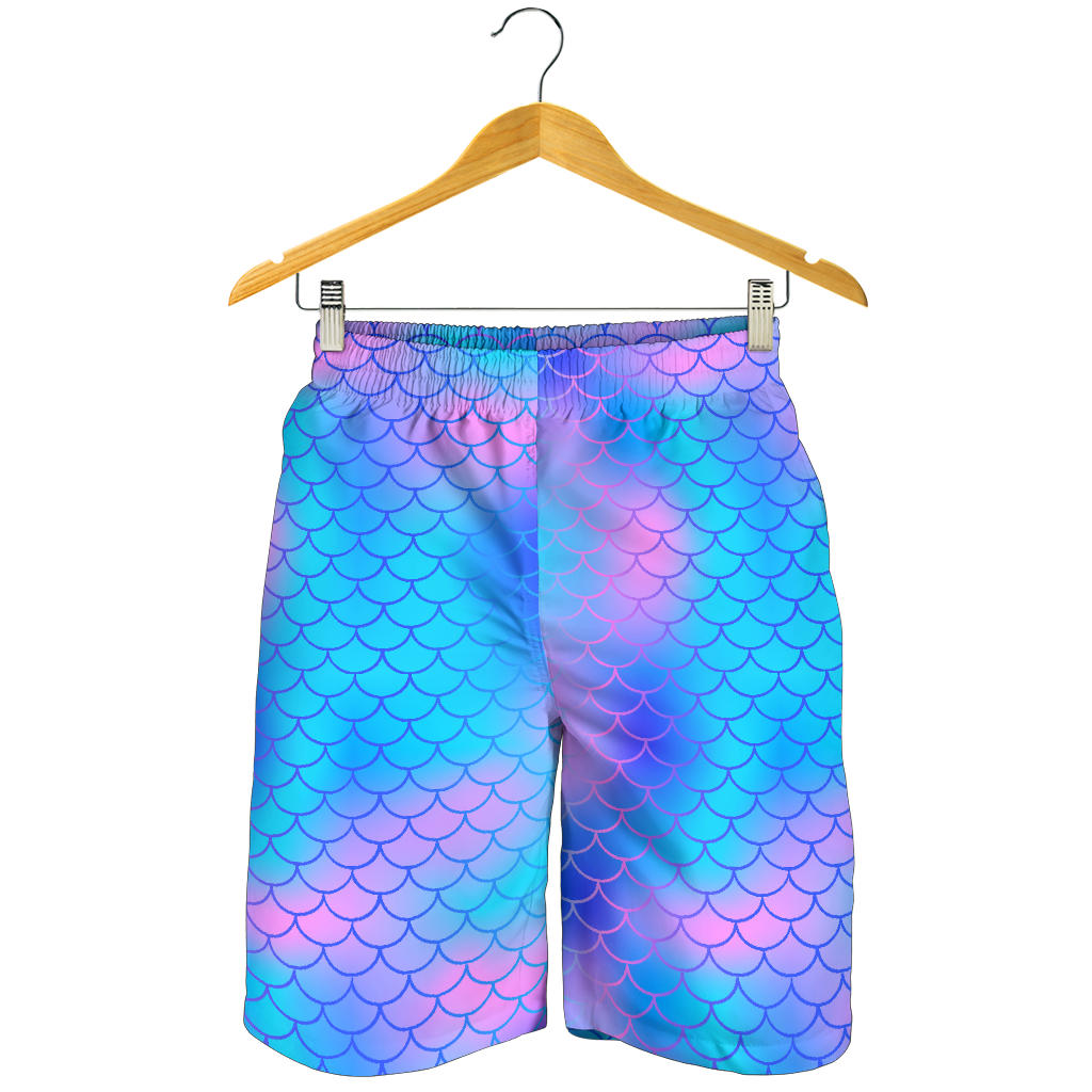 Mermaid Scales Pattern Print Design 04 Mens Shorts
