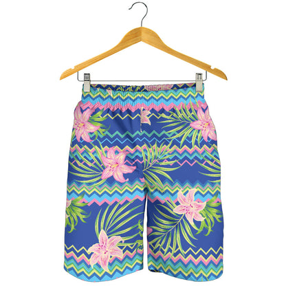 Lily Pattern Print Design LY015 Mens Shorts