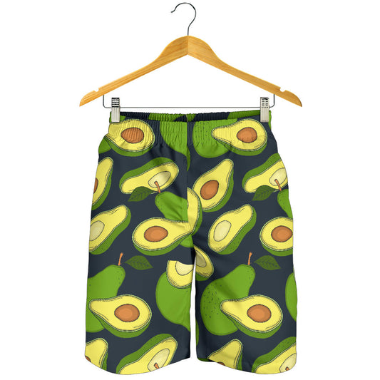Avocado Pattern Print Design AC013 Mens Shorts