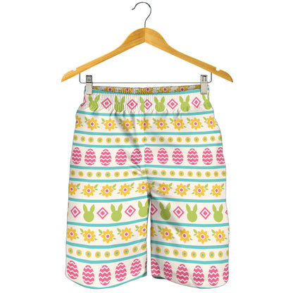Easter Eggs Pattern Print Design RB016 Mens Shorts