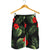 Red Hibiscus Tropical Mens Shorts