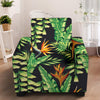 Hawaiian Flower Tropical Palm Leaves Armchair Slipcover