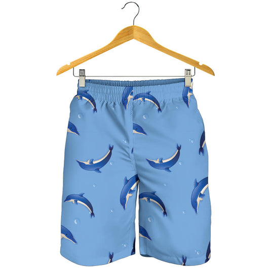 Dolphin Blue Print Mens Shorts