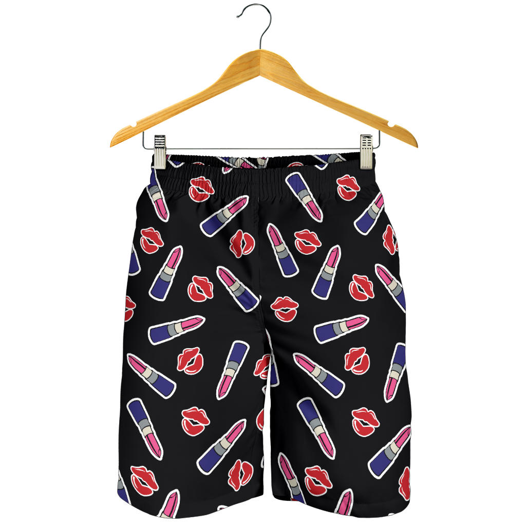 Lipstick Pattern Print Design LT01 Mens Shorts