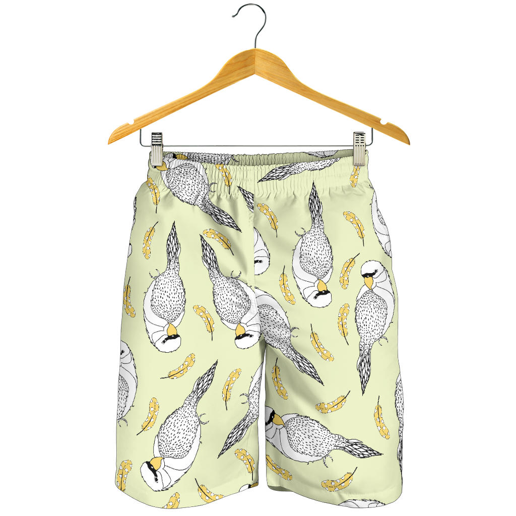 Parakeet Pattern Print Design A03 Mens Shorts