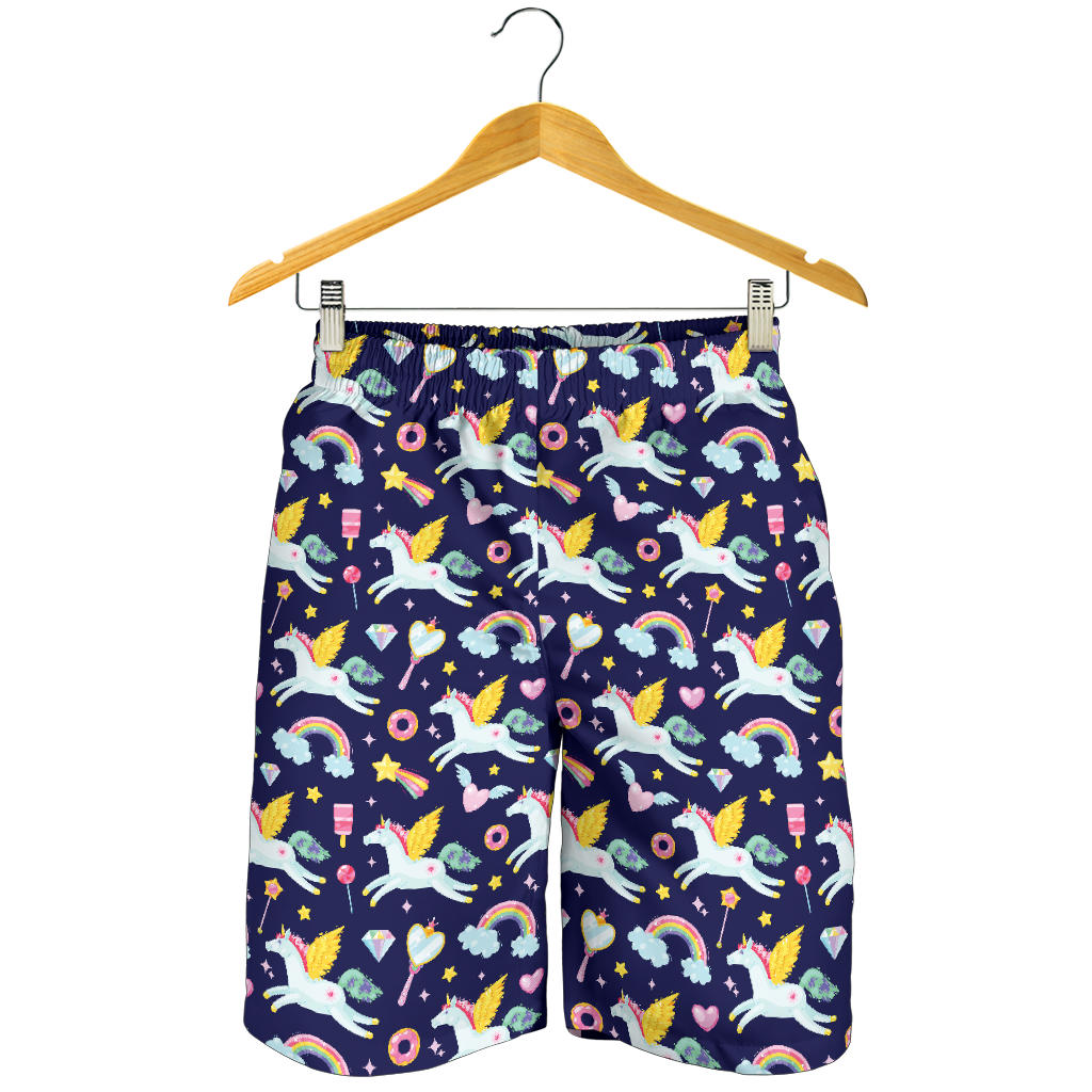Pegasus Pattern Print Design 05 Mens Shorts