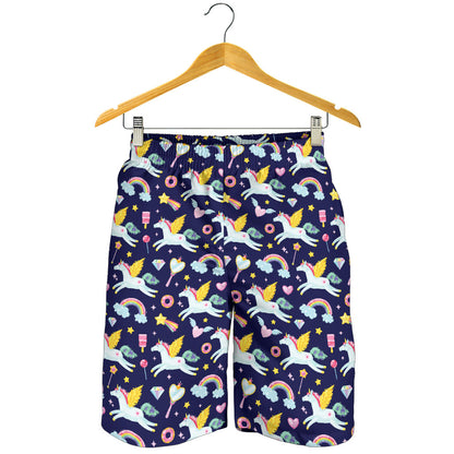 Pegasus Pattern Print Design 05 Mens Shorts