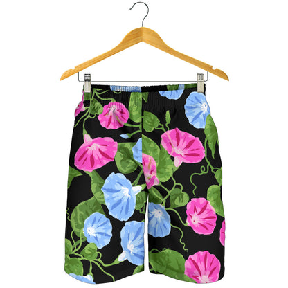 Morning Glory Pattern Print Design MG04 Mens Shorts