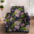 lotus Embroidered Pattern Print Design LO06 Armchair Slipcover