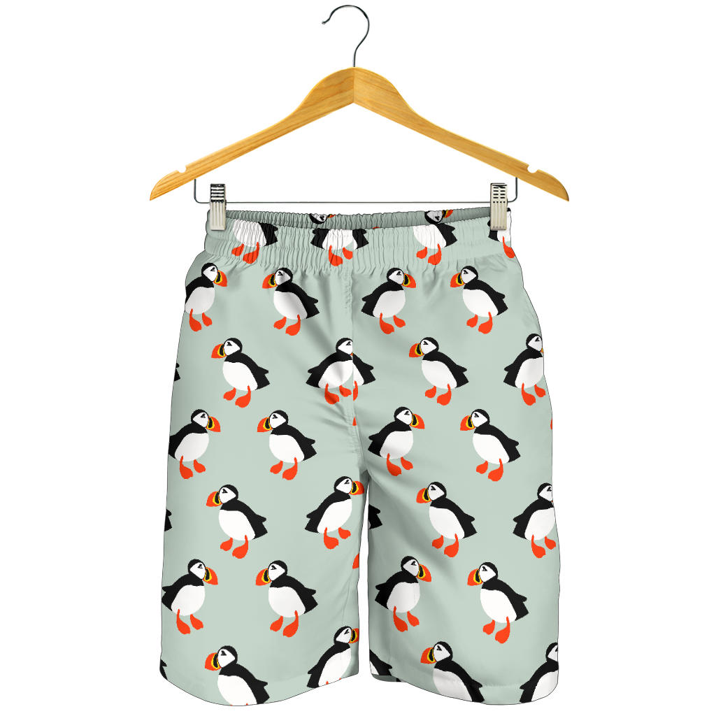 Puffin Pattern Print Design A03 Mens Shorts