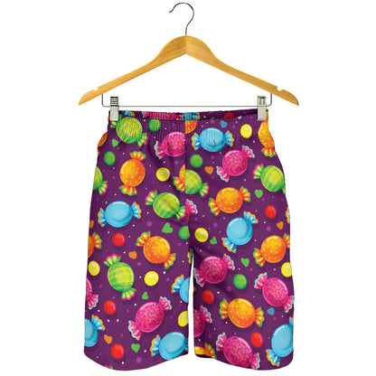 Candy Pattern Print Design CA05 Mens Shorts