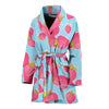 Strawberry Pattern Print Design SB04 Women Bathrobe