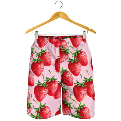 Strawberry Pattern Print Design SB03 Mens Shorts
