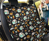 Camper marshmallow Camping Design Print Rear Dog  Seat Cover