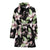 Plumeria Pattern Print Design PM02 Women Bathrobe