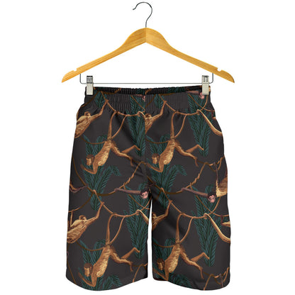 Monkey Pattern Print Design 02 Mens Shorts