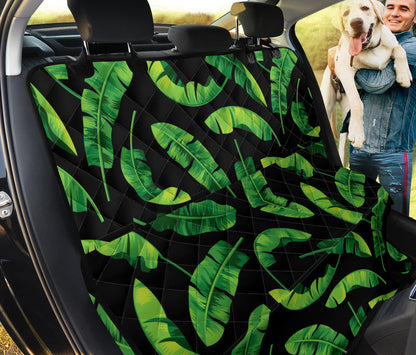 Banana Leaf Pattern Print Design BL02 Rear Dog  Seat Cover