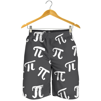 Pi Day Pattern Print Design A02 Mens Shorts