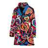 Heart Pattern Print Design HE08 Women Bathrobe