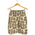 Tiki Brown Symbol Print Mens Shorts