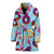 Donut Pattern Print Design DN07 Women Bathrobe