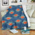 lotus Boho Pattern Print Design LO07 Fleece Blanket