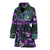 Pansy Pattern Print Design PS07 Women Bathrobe