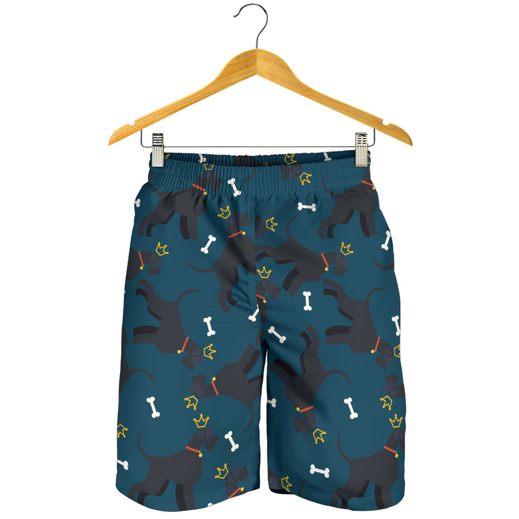 Schnauzers Pattern Print Design A04 Mens Shorts