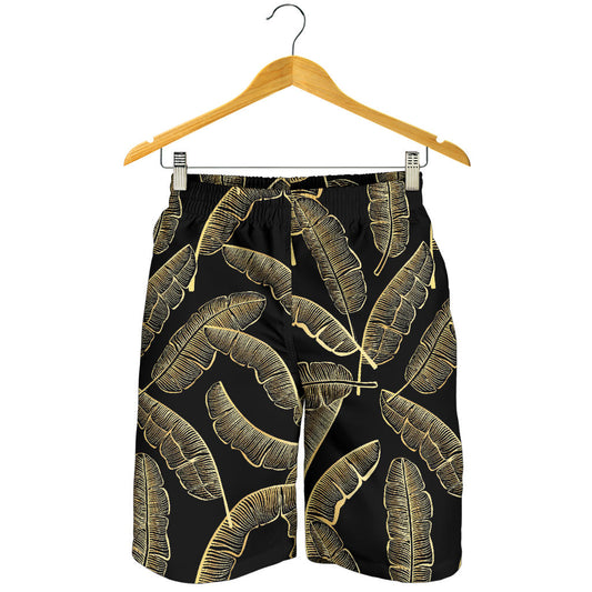Banana Leaf Pattern Print Design BL07 Mens Shorts