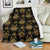 lotus Boho Pattern Print Design LO03 Fleece Blanket