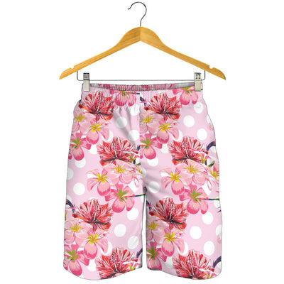 Bird Of Paradise Pattern Print Design BOP011 Mens Shorts