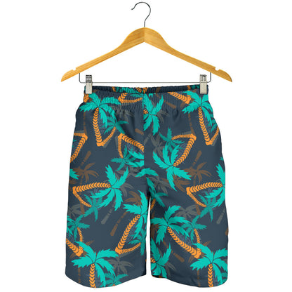 Palm Tree Pattern Print Design PT01 Mens Shorts