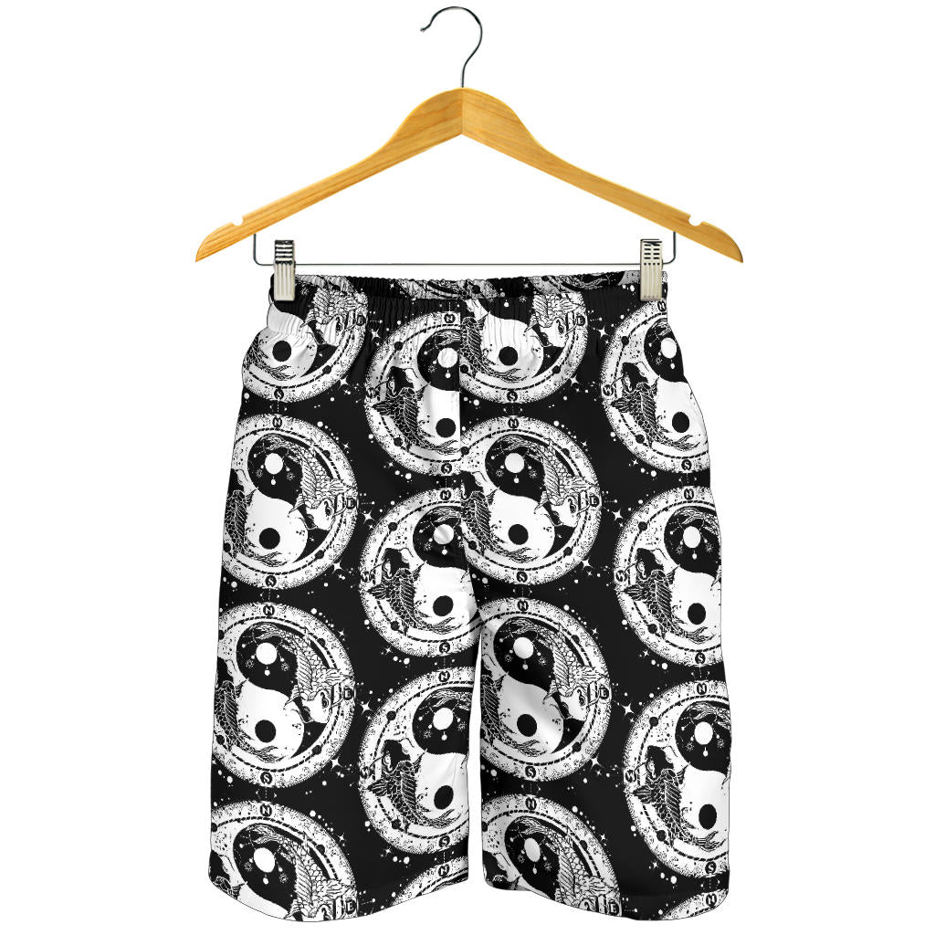 Yin Yang Koi Fish Mens Shorts